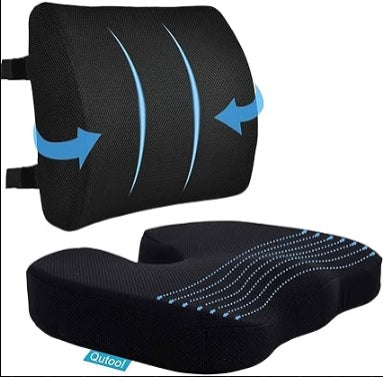 Universal CAR & Chair Lumbar & SEAT CUSHION