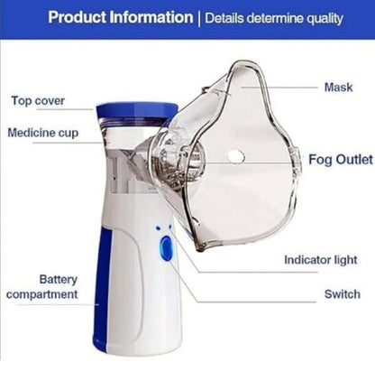 Portable Smart Nebulizer For Kids Adult Cough Asthma